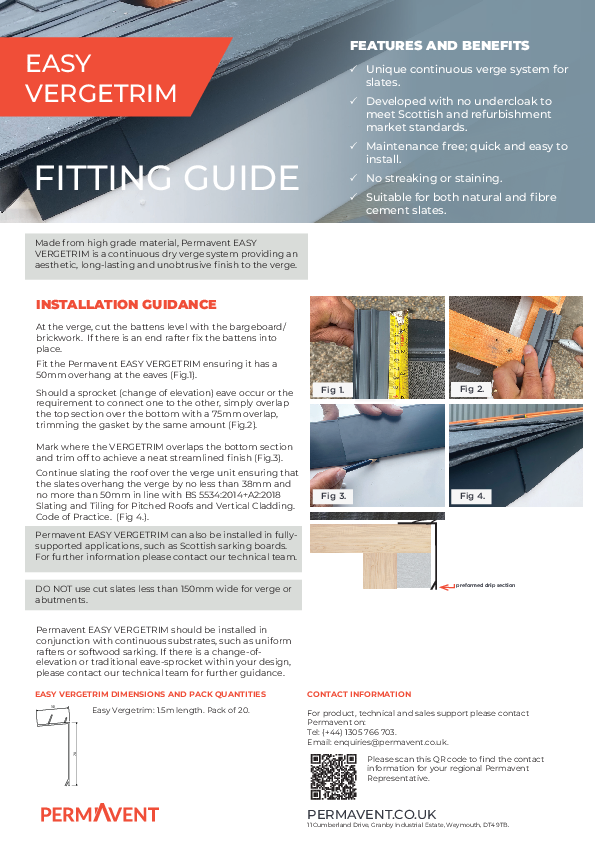 EASYVERGETRIM product manual