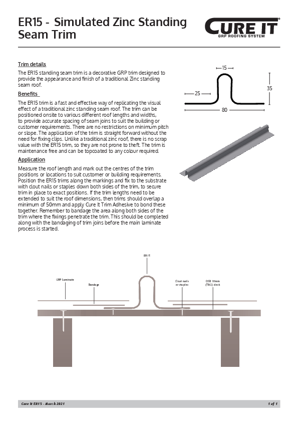 ER15 product manual