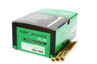 6mm x 180mm Performance PLUS Screw (100) Per Box