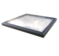 1000mm x 1500mm Flat Glass Rooflight Builders Upstand ( Unvented, Non-Opening )