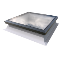 600mm x 900mm Flat Glass Rooflight With 150mm PVC Kerb ( Unvented, Non-Opening )