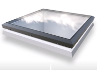 900mm x 900mm Flat Glass Rooflight Builders Upstand With Trickle Vent ( Vented, Non-Opening )