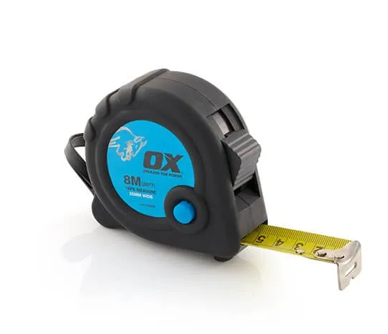 OX Trade Tape Measure - 8m / 26ft