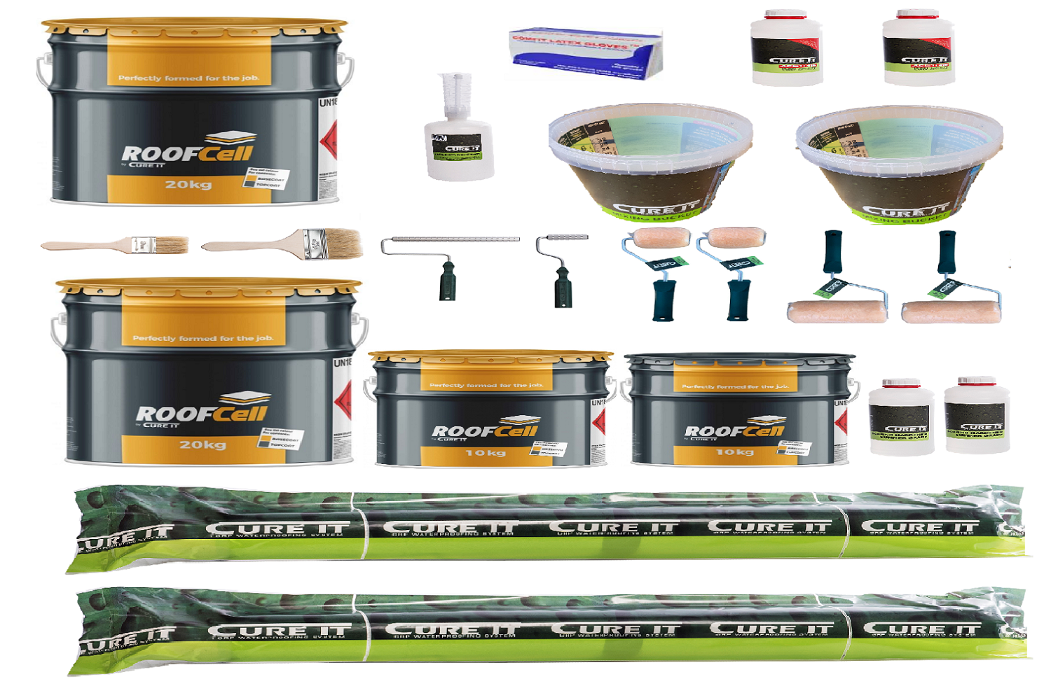 15m² Cure It ROOFCELL Roofing kit For ROUGH FELT