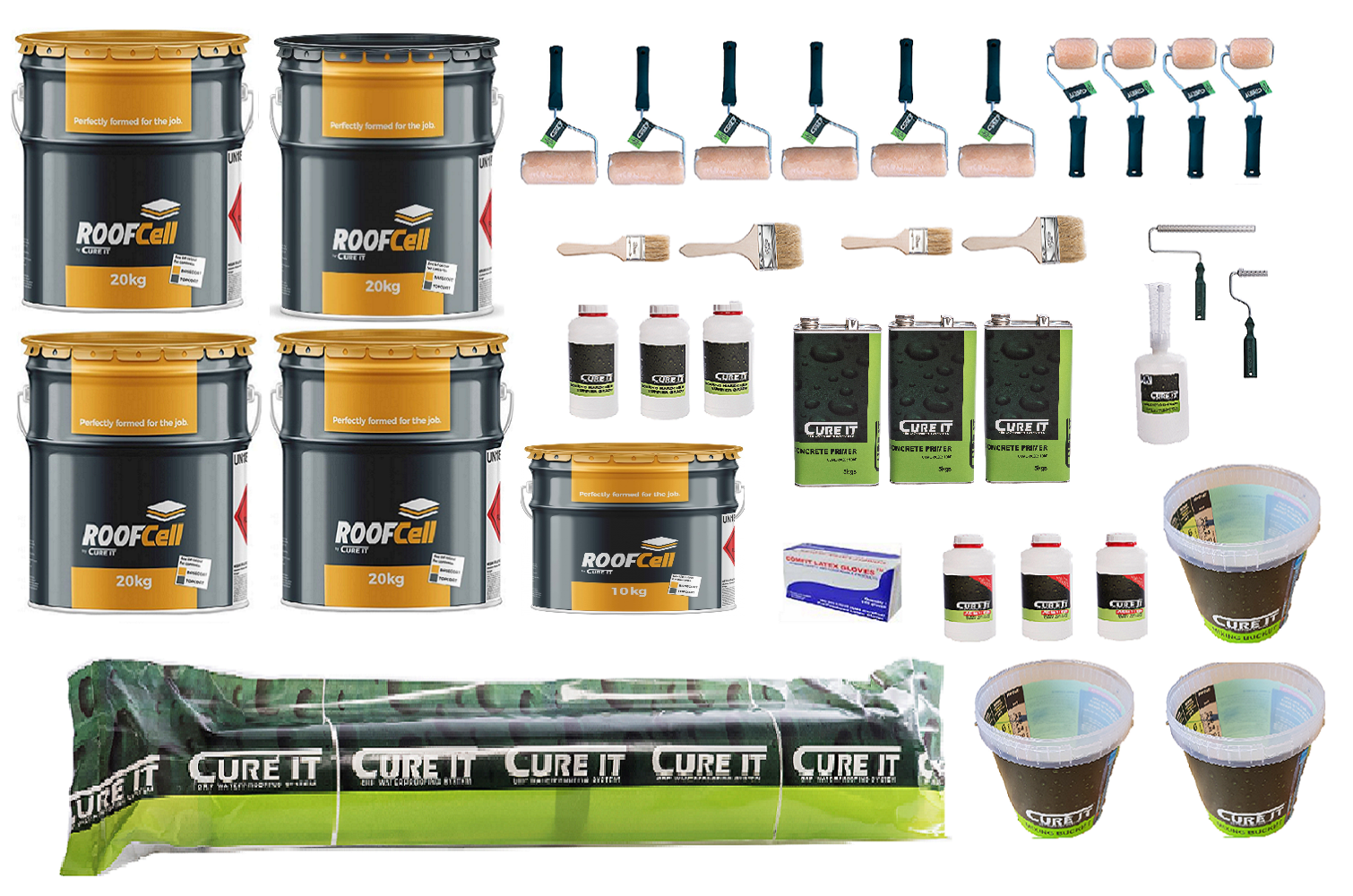 30m² Cure It ROOFCELL Roofing kit For Concrete