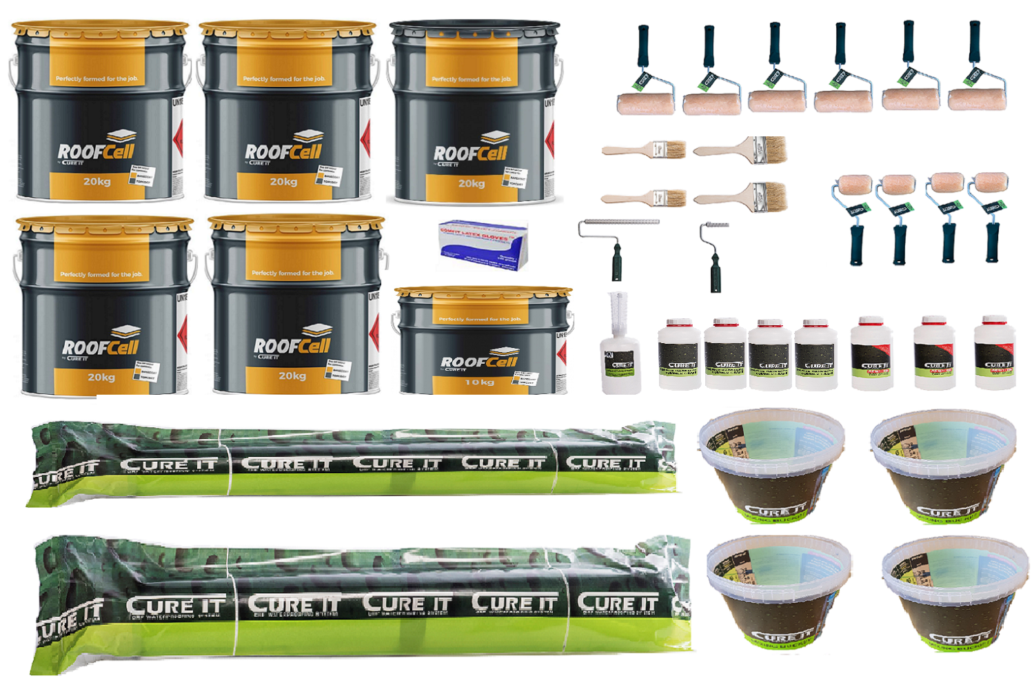 35m² Cure It ROOFCELL Roofing kit For GRP