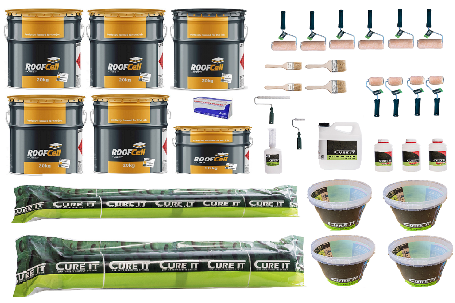 35m² Cure It ROOFCELL Roofing kit For ROUGH FELT