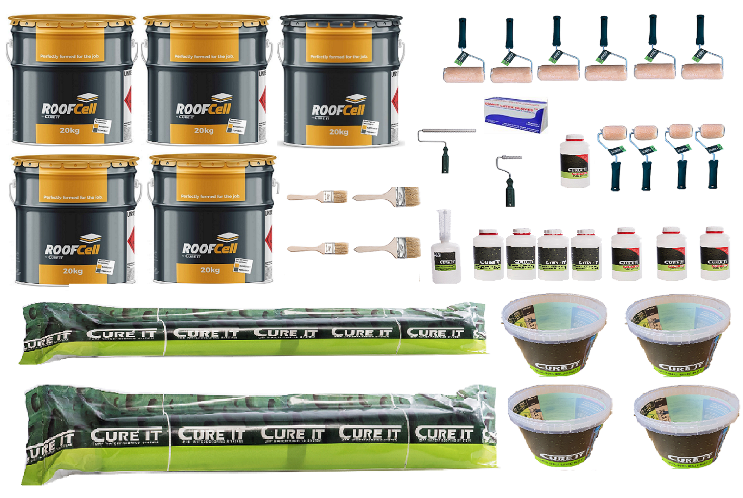 35m² Cure It ROOFCELL Roofing kit For Asphalt