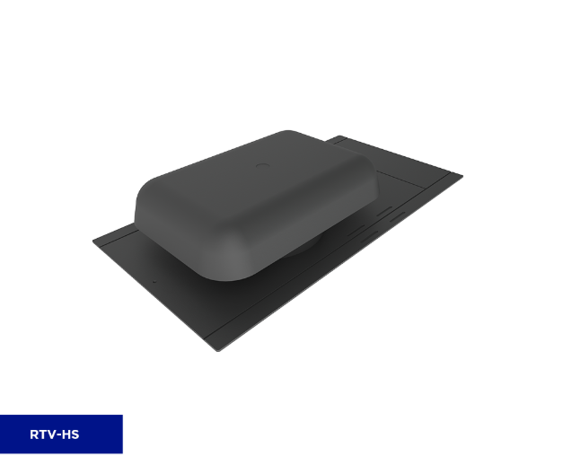 Timloc Hooded Slate Tile Vent Black