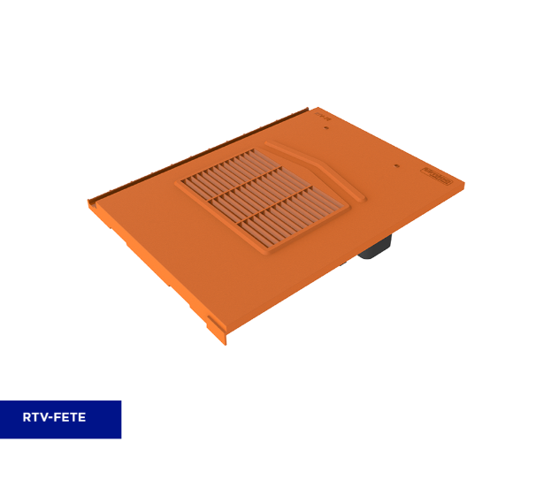 Timloc Flat Edge Tile Vent Terracotta