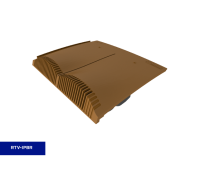 Timloc Interlocking Plain Tile Vent Brown