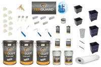 Tekguard 40m² Roof Kit 300g - Smooth Surfaces - 15 Year Guarantee