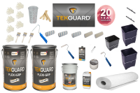 Tekguard 20m² Roof Kit 450g - Smooth Surfaces - 20 Year Guarantee