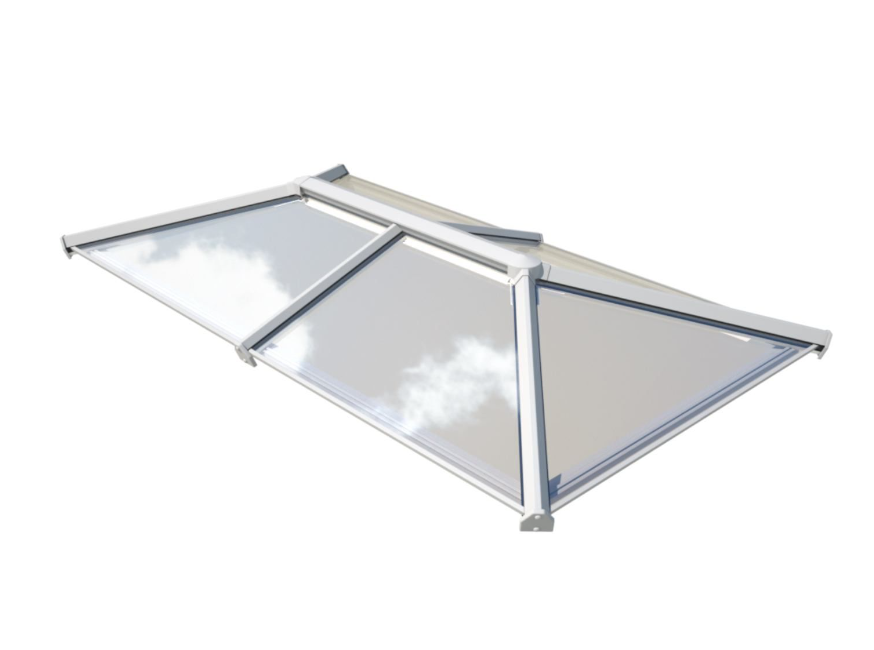 Skypod Roof Lantern 1000mm x 4000mm ( White Inside & Outside )