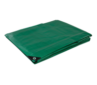 Heavy Duty Poly Tarpaulin 23'x18' ( 5.4m x 7.0m ) Blue/Green 